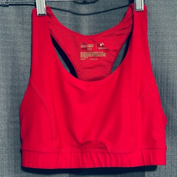 Xersion Medium Support Racerback Sports Bra - Picture 1 of 11